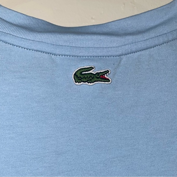 Lacoste men's Loose Fit  Large Logo crocodile  Printed Tee XXL - Picture 6 of 8